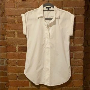 Women’s JCrew Short-sleeve Button Front Top